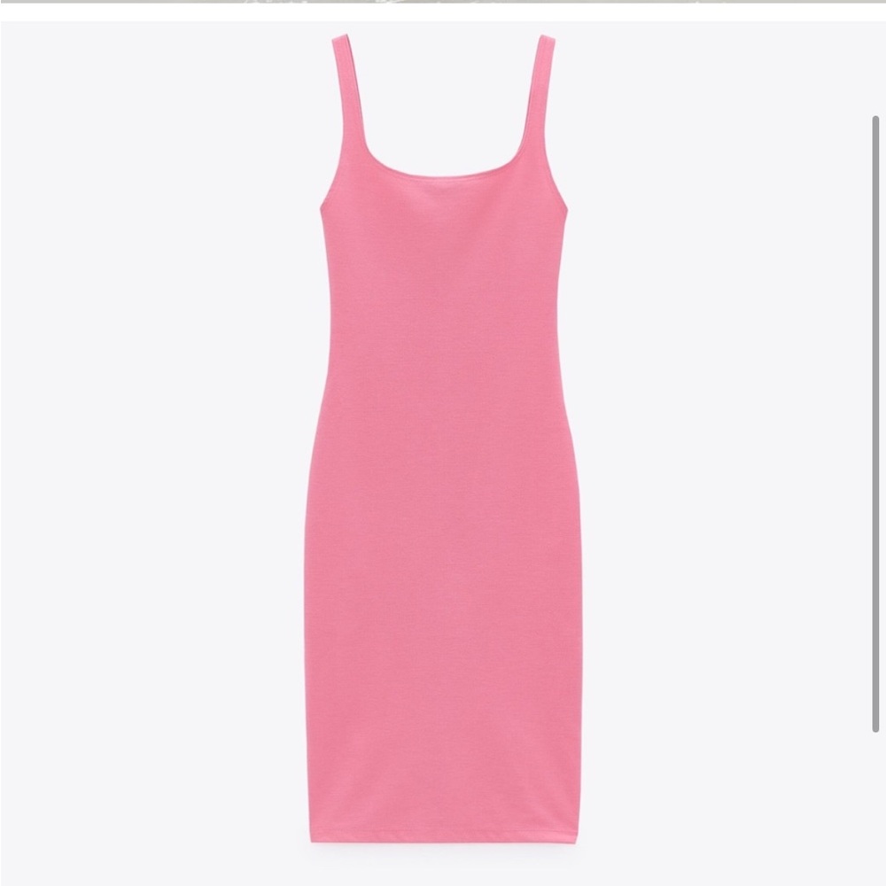 Zara pink midi dress